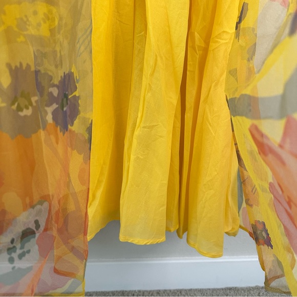 STAUD Dandelion Dress in California Poppy Goldie SZ US 14 - Picture 5 of 11